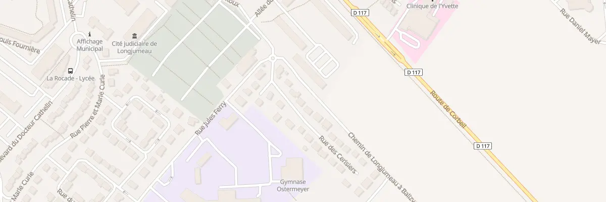 Plan du 4 Rue des Cerisiers à Longjumeau