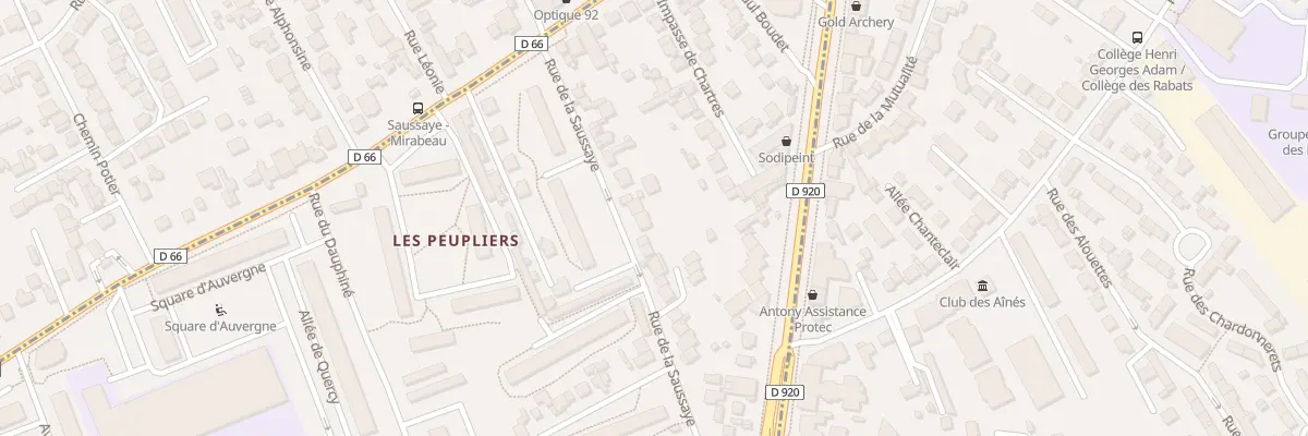 Plan du 17 Rue de la Saussaye à Massy