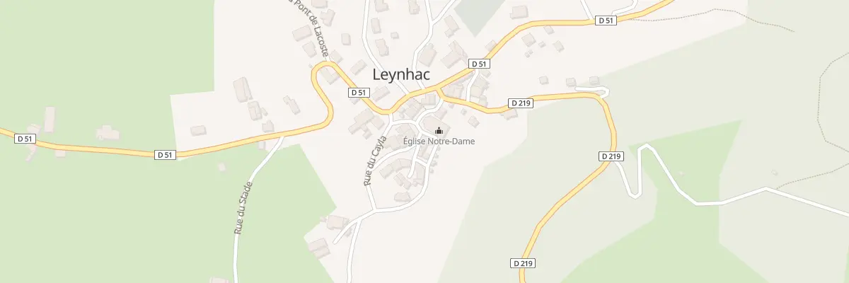 Plan du 2 Rue des Jardins à Leynhac