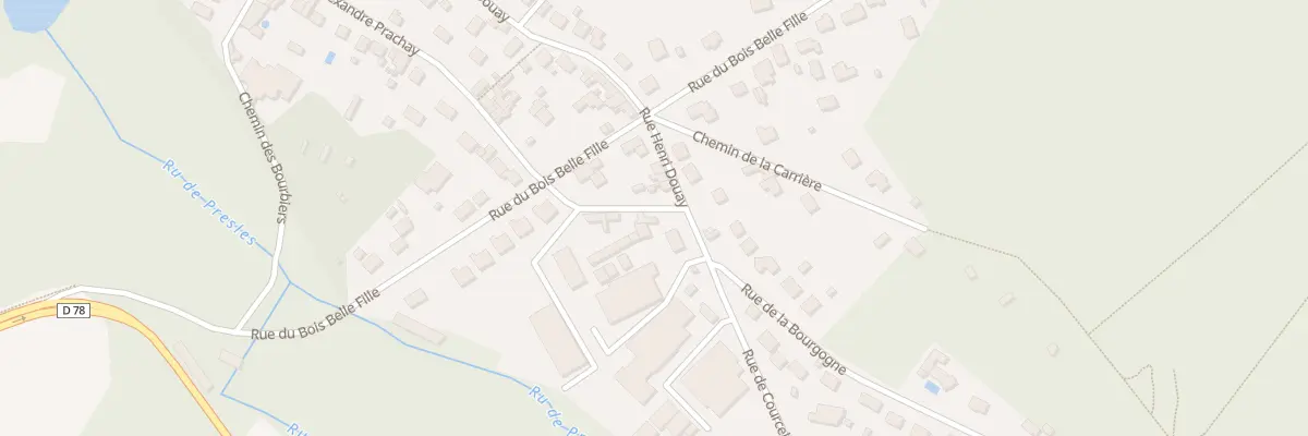 Plan du 1 Rue Alexandre Prachay à Presles
