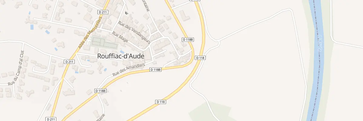 Plan du 9 Rue des Remparts à Rouffiac-d’Aude