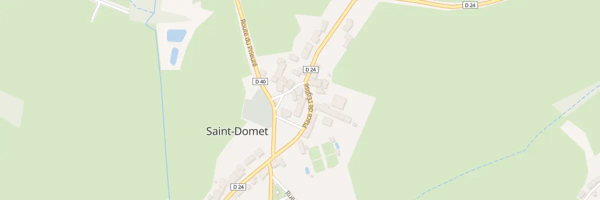 Plan du 4 Pl de l’Eglise à Saint-Domet