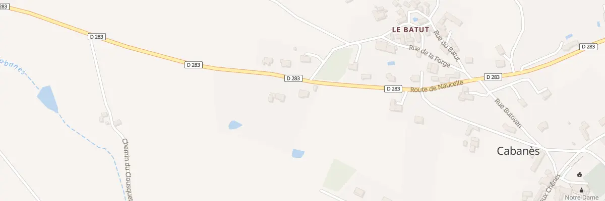 Plan du 5012A La Lande à Cabanès