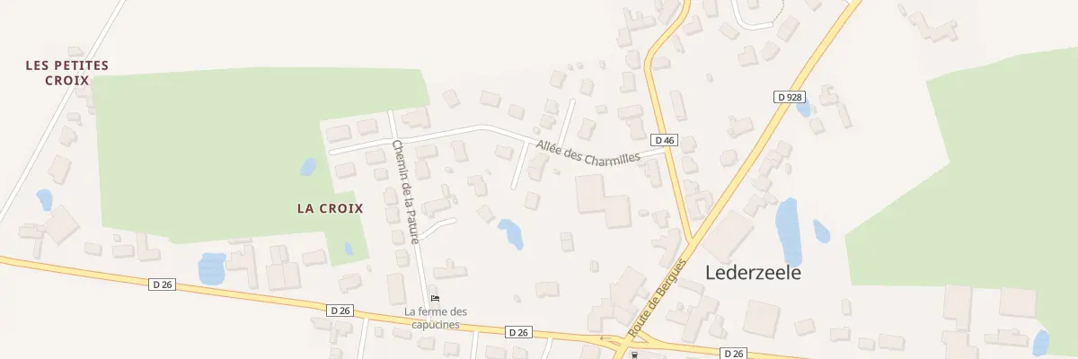 Plan du 3 All des Rosiers à Lederzeele