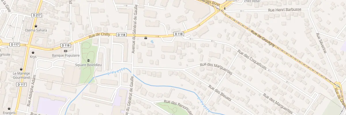 Plan du 7 Rue des Marguerites à Longjumeau