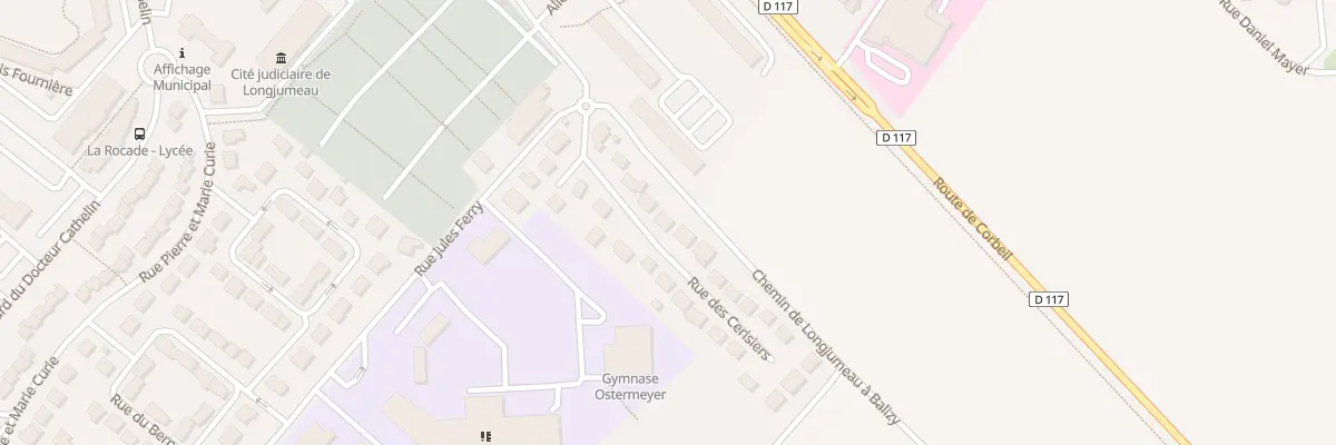 Plan du 5 Rue des Cerisiers à Longjumeau