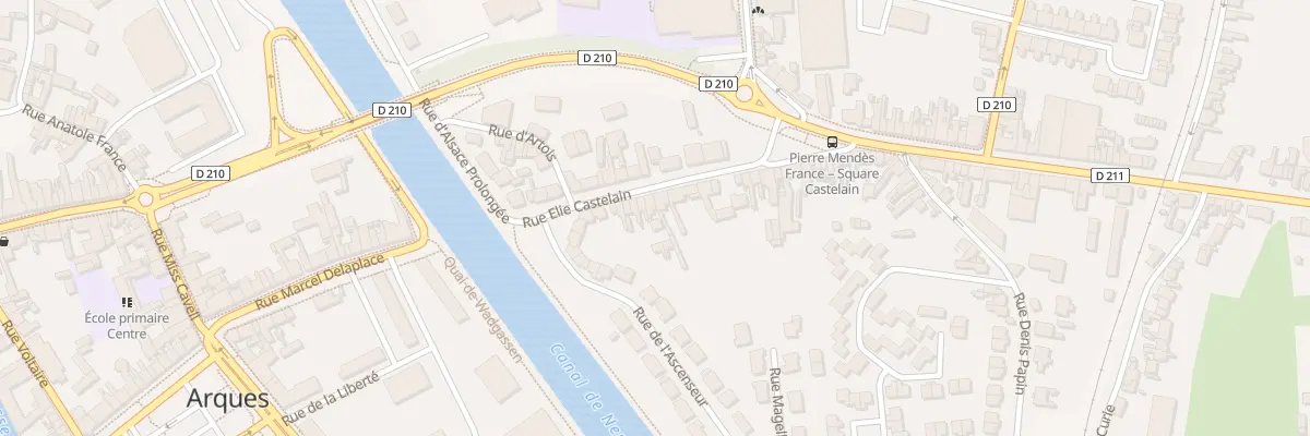 Plan du 37 Rue Elie Castelain à Arques