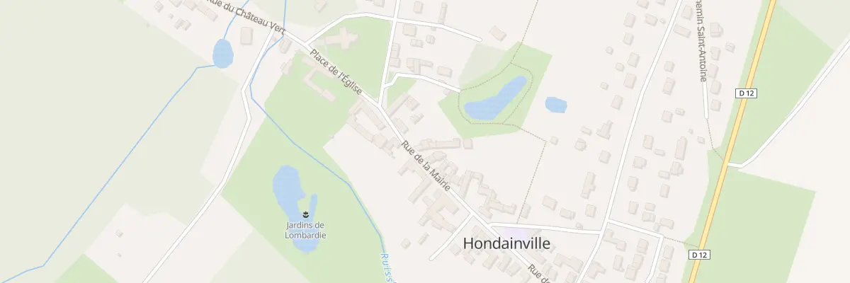 Plan du 67 Rue de la Mairie à Hondainville