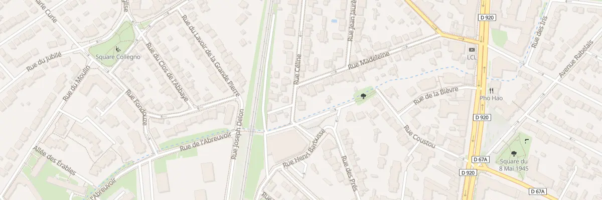 Plan du 23 Rue Celine à Antony