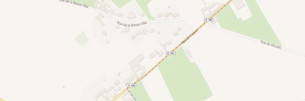 Plan du 925 Rue de Cassel à Ecques