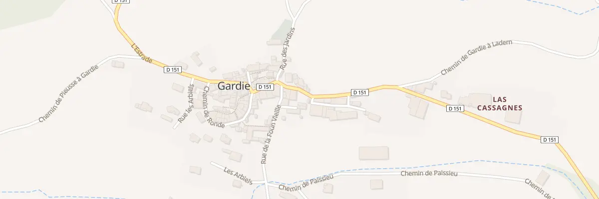 Plan du 69 Le Village à Gardie