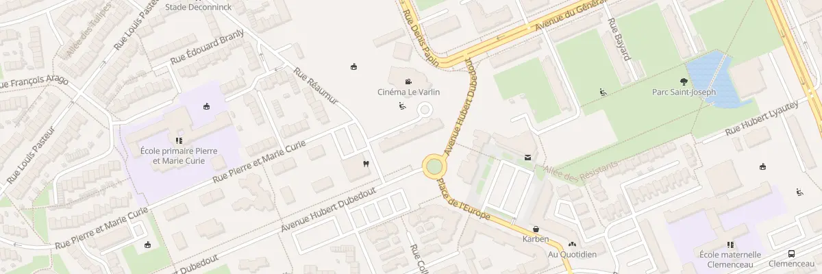 Plan du 6 Rue Perrin à Grande-Synthe