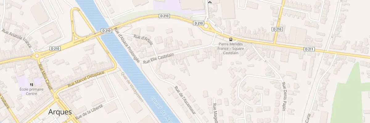 Plan du 31 Rue Elie Castelain à Arques