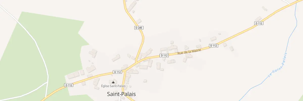 Plan du 5008 Le Bourg à Saint-Palais