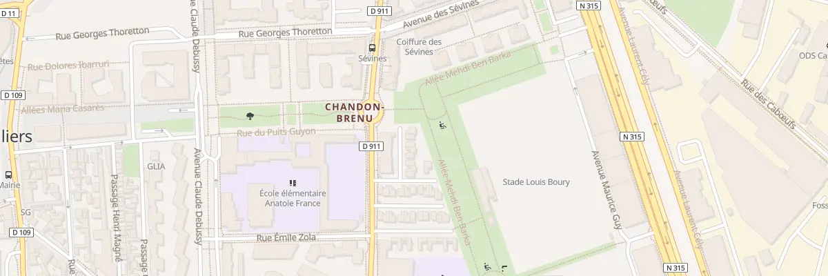Plan du 14 All Madame de Staal à Gennevilliers