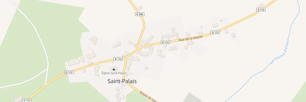 Plan du 5031 Le Bourg à Saint-Palais