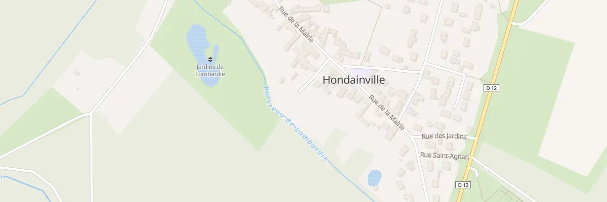 Plan du 156 Rue de la Mairie à Hondainville