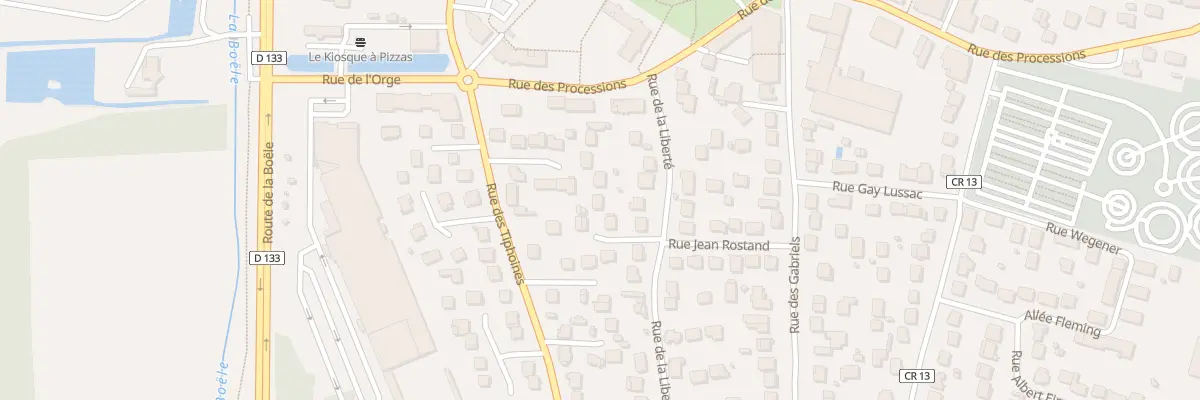 Plan du 8 All Charles Darwin à Saint-Michel-sur-Orge