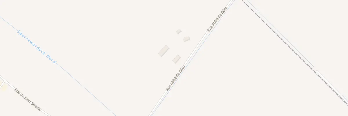 Plan du 44 Rue Abbe de Beco à Brouckerque
