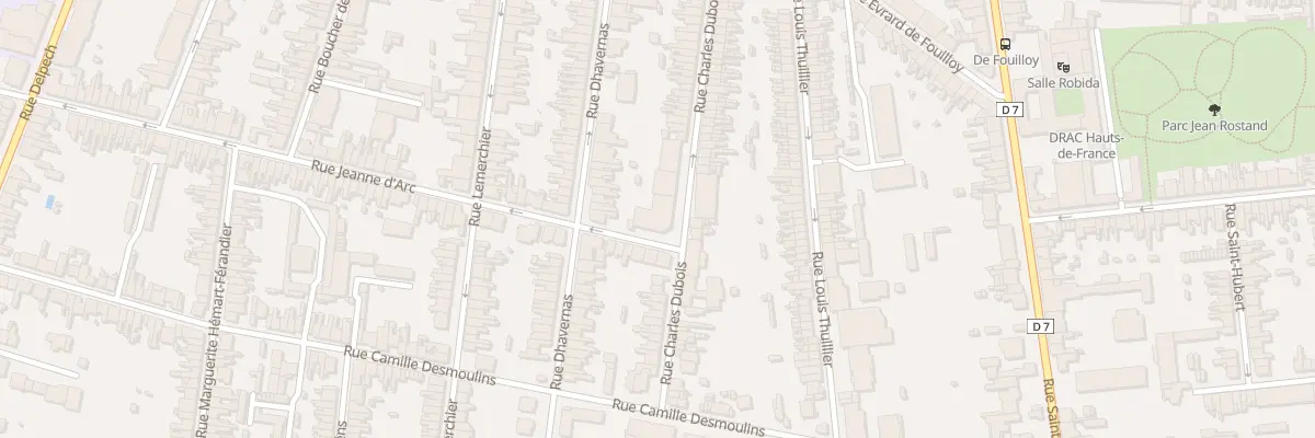 Plan du 151 Rue Jeanne d’Arc à Amiens