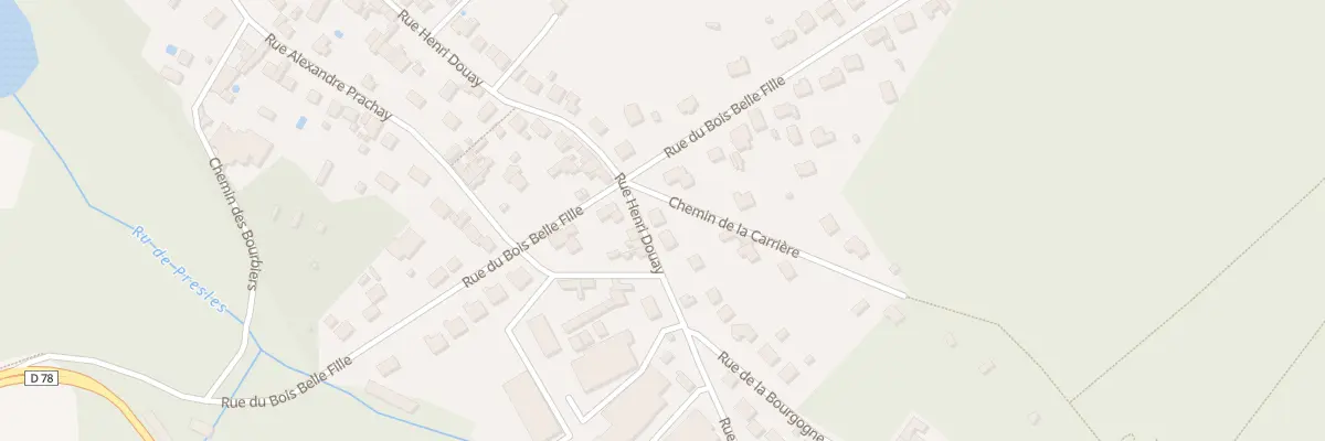 Plan du 4 Che de la Carriere à Presles
