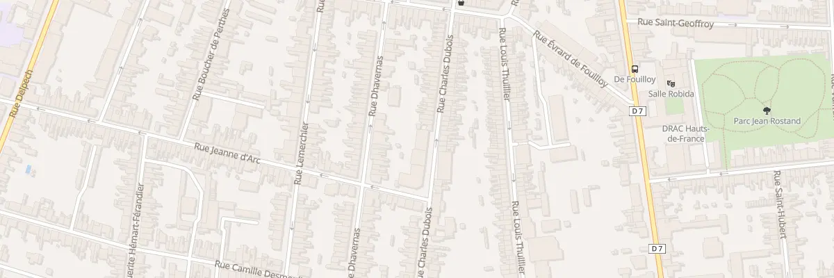 Plan du 112 Rue Charles Dubois à Amiens