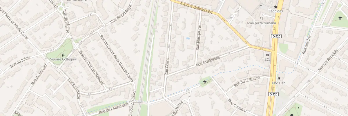 Plan du 17 Rue Celine à Antony