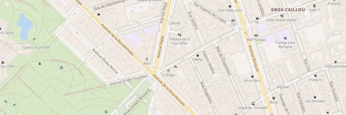 Plan du 122 Rue Saint-Dominique à Paris 7e Arrondissement