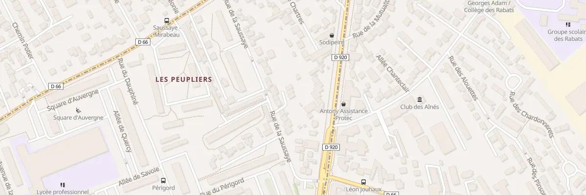 Plan du 23Q Rue de la Saussaye à Massy