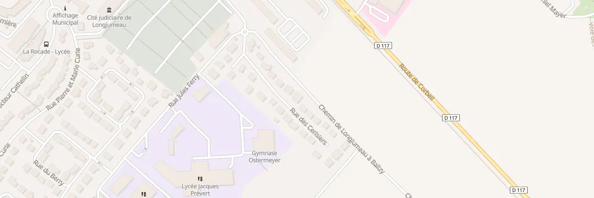 Plan du 7 Rue des Cerisiers à Longjumeau