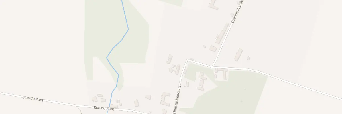Plan du 9 Gr Grande Rue de Vendeuil à Vendeuil-Caply