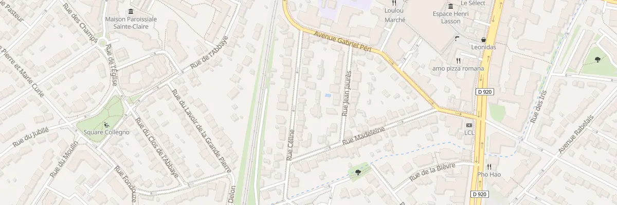 Plan du 9 Rue Celine à Antony