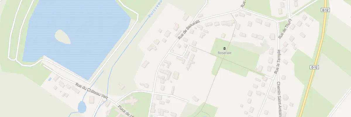 Plan du 20 Imp du Pressoir à Hondainville