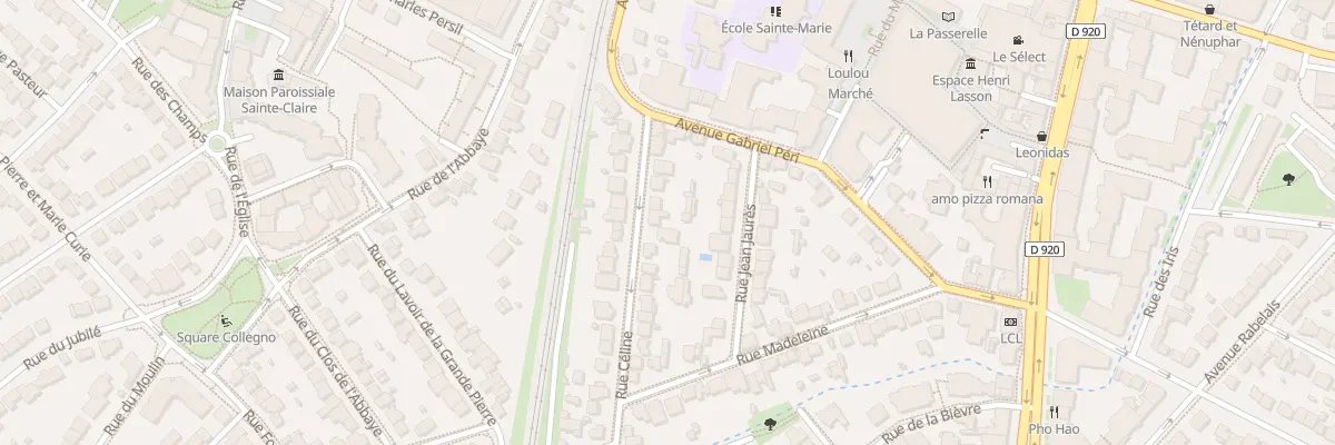 Plan du 5 Rue Celine à Antony