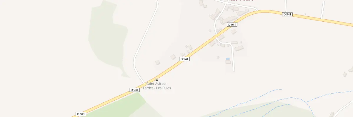 Plan du 3 Les Puids à Saint-Avit-de-Tardes