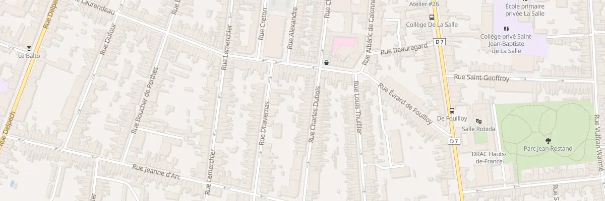 Plan du 78 Rue Charles Dubois à Amiens