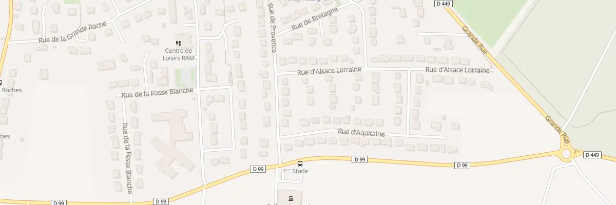 Plan du 8 Rue d’Alsace Lorraine à Bouray-sur-Juine