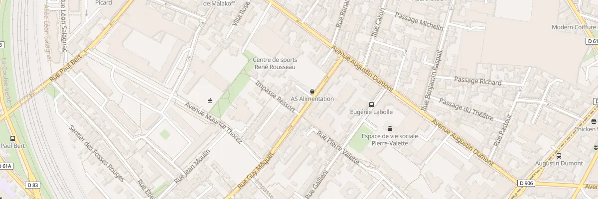 Plan du 20 Rue Guy Moquet à Malakoff