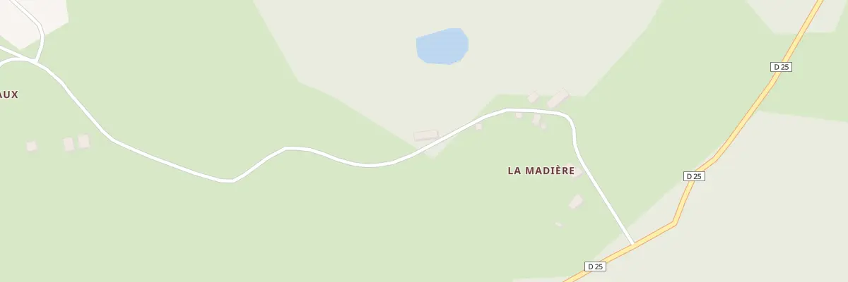 Plan du 5082 La Madière à Saint-Georges-Nigremont