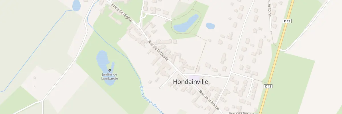 Plan du 119 Rue de la Mairie à Hondainville