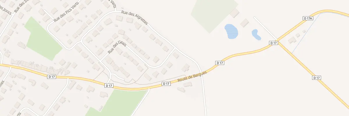 Plan du 34 Rue des Aigrettes à Brouckerque