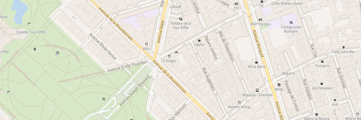 Plan du 145 Rue Saint-Dominique à Paris 7e Arrondissement