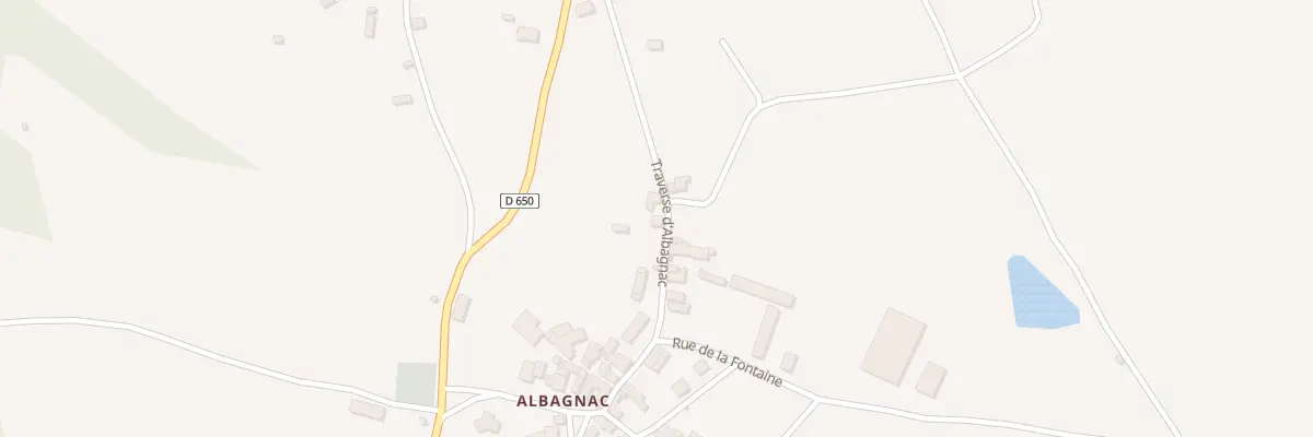 Plan du 5232 Albagnac à Sauveterre-de-Rouergue
