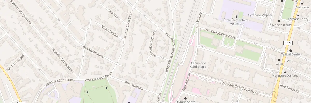 Plan du 3B Vla Saint Georges à Antony