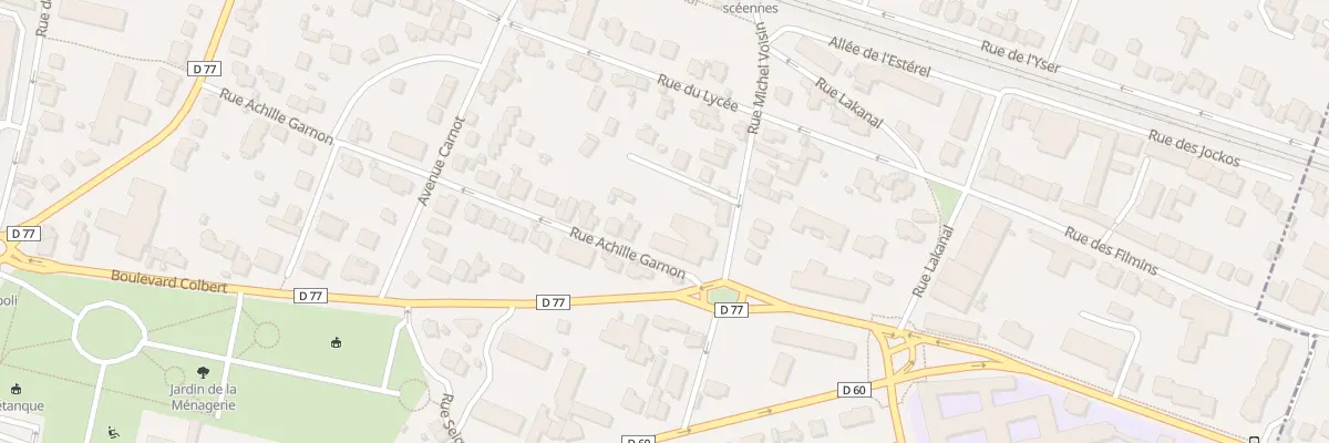 Plan du 2 Rue Achille Garnon à Sceaux