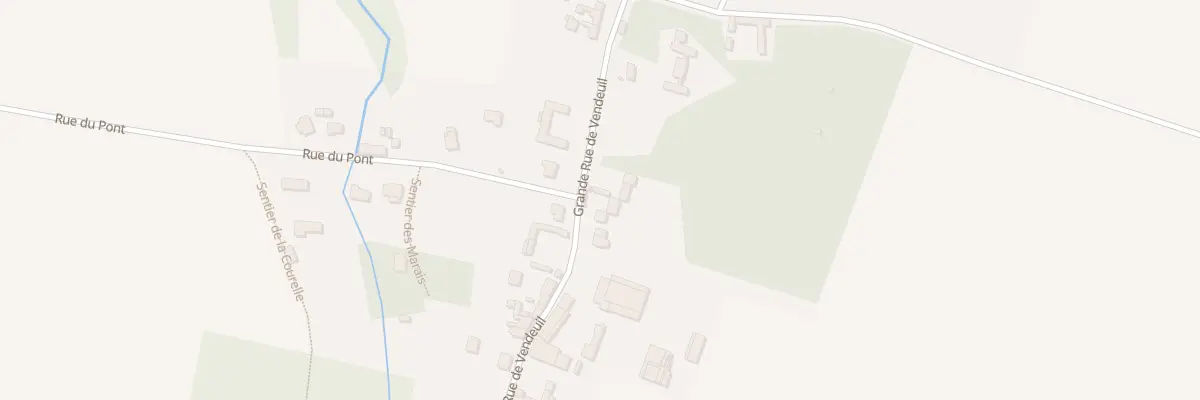 Plan du 10 Gr Grande Rue de Vendeuil à Vendeuil-Caply