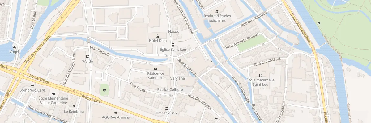 Plan du 2 Rue des Archers à Amiens