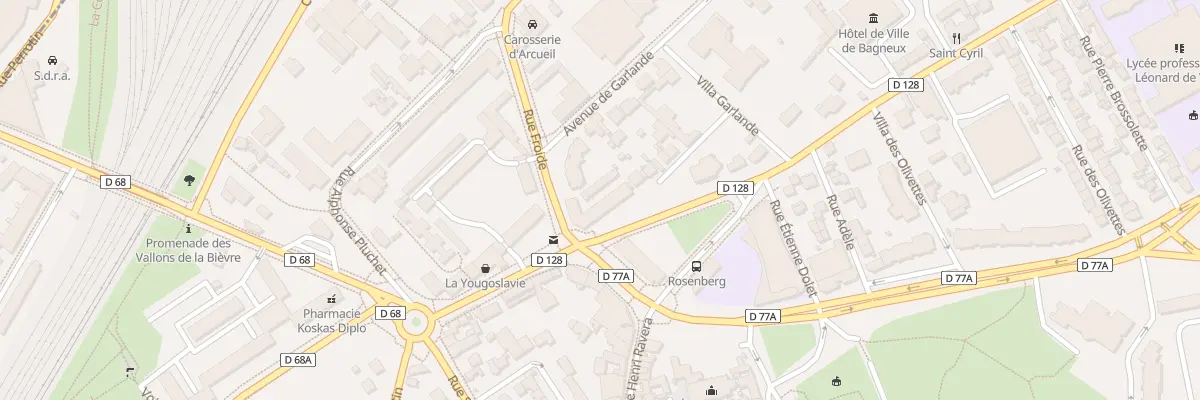 Plan du 4 Rue Froide à Bagneux