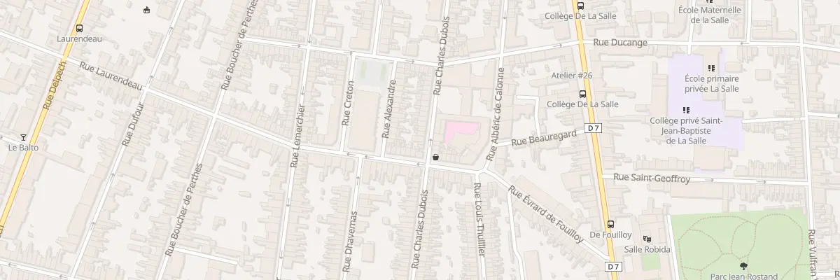 Plan du 62 Rue Charles Dubois à Amiens