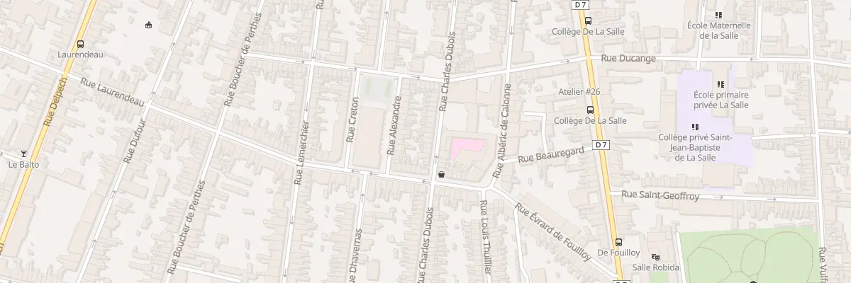 Plan du 56B Rue Charles Dubois à Amiens